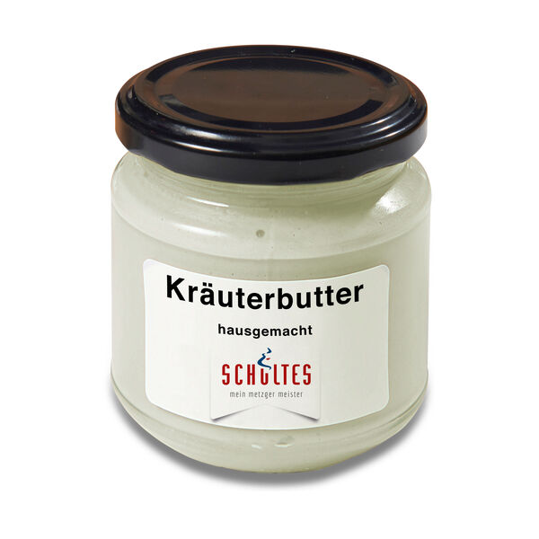 Kräuterbutter im Glas